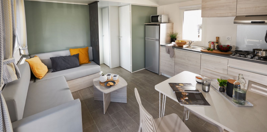 Mobilheim Premium – 3 Schlafzimmer – 1 Badezimmer mit privatem SPA